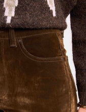 Carregar imagem no visualizador da galeria, Calças MORGAN bootcut bronze
