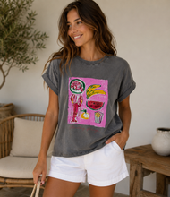 Carregar imagem no visualizador da galeria, T-shirt cinza summer market

