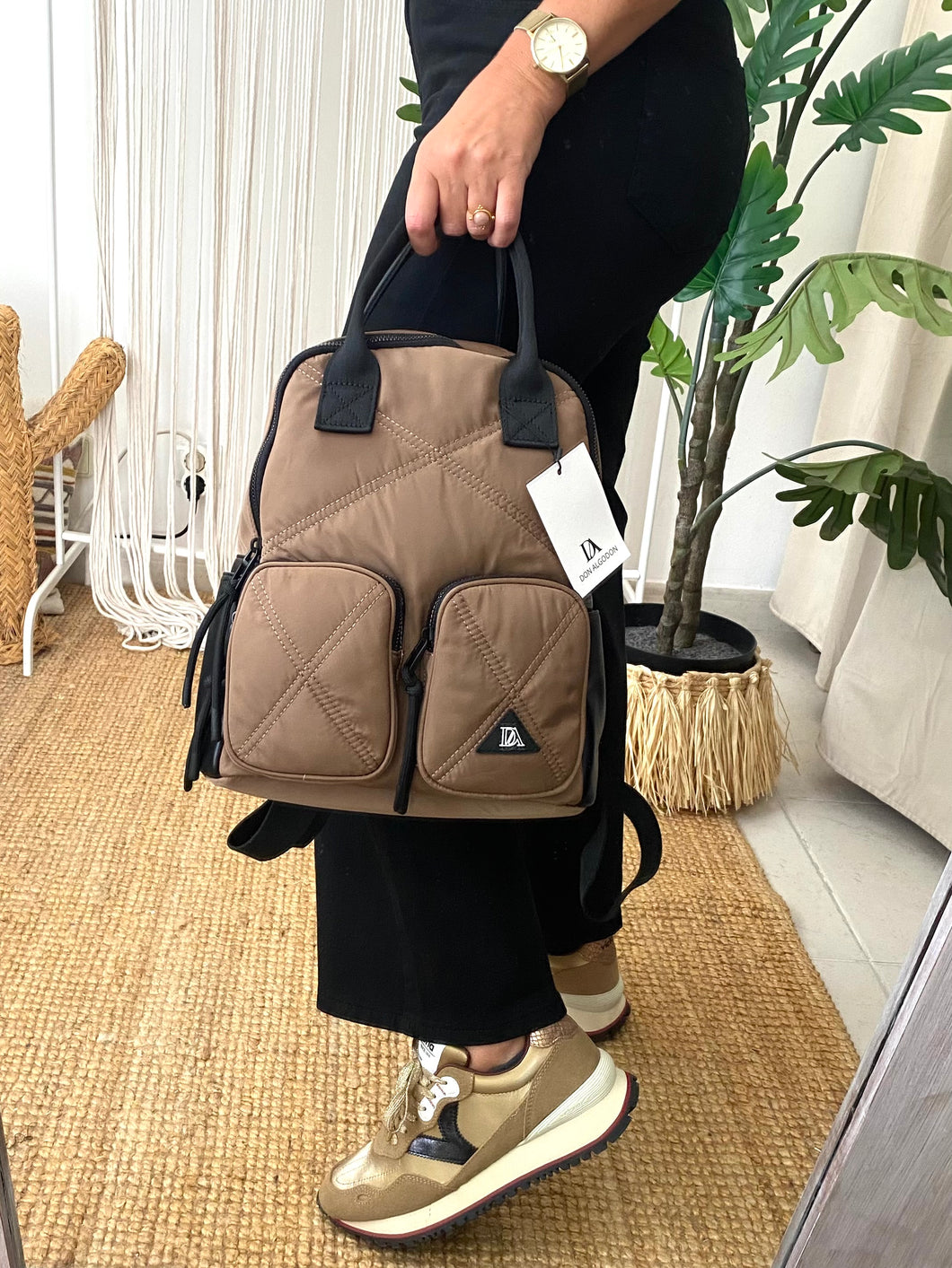 Mochila nylon toupe Don Algodon