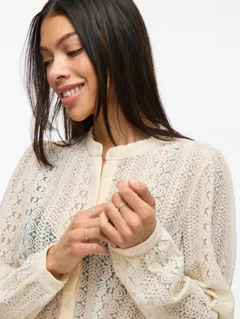 Blusa bordada Vichikka branca Vila