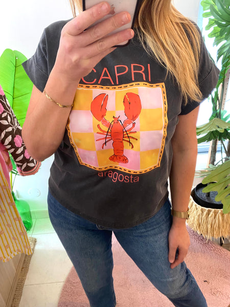 T-shirt cinza Capri