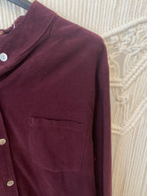 Carregar imagem no visualizador da galeria, Camisa bombazina bordeaux
