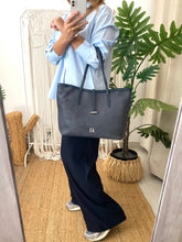 Carregar imagem no visualizador da galeria, Shopper azul Don Algodon
