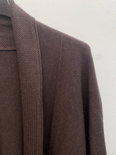 Carregar imagem no visualizador da galeria, Kimono de malha castanho
