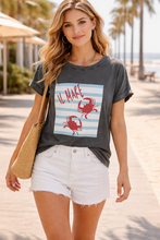 Carregar imagem no visualizador da galeria, T-shirt cinza caranguejos
