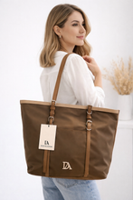 Carregar imagem no visualizador da galeria, Shopper nylon castanho Don Algodon
