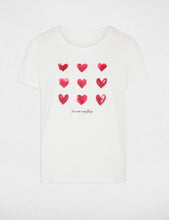 Carregar imagem no visualizador da galeria, T-shirt corações MORGAN
