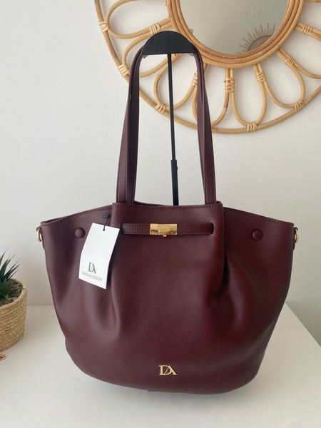 Shopper Bordeaux Don Algodon