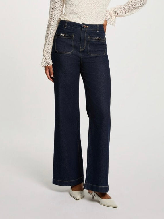 Calças wide leg Morgan