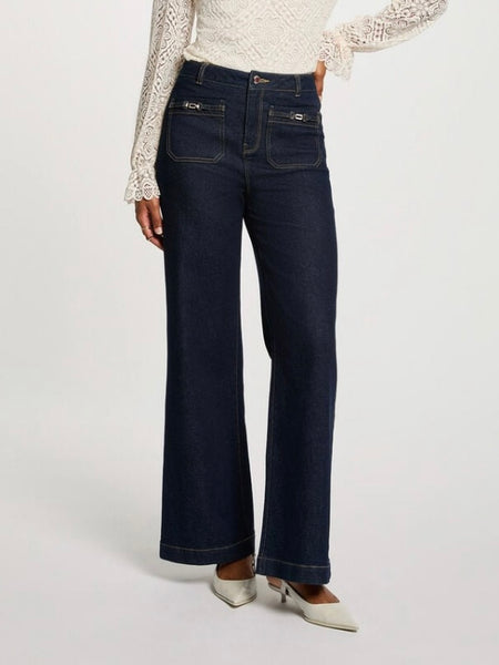 Calças wide leg Morgan
