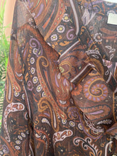 Carregar imagem no visualizador da galeria, Blusa Morgan estampa cornucópias castanho
