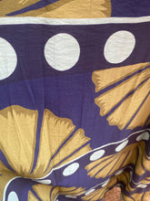 Carregar imagem no visualizador da galeria, Vestido estampa africana manga balão azul e verde
