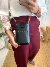 Carregar imagem no visualizador da galeria, Bolsa de telemóvel preto Morgan
