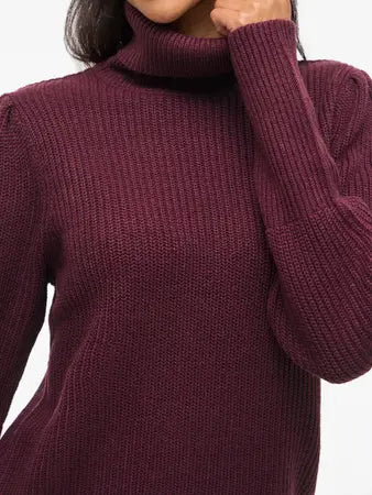 Camisola gola alta Vilou Bordeaux