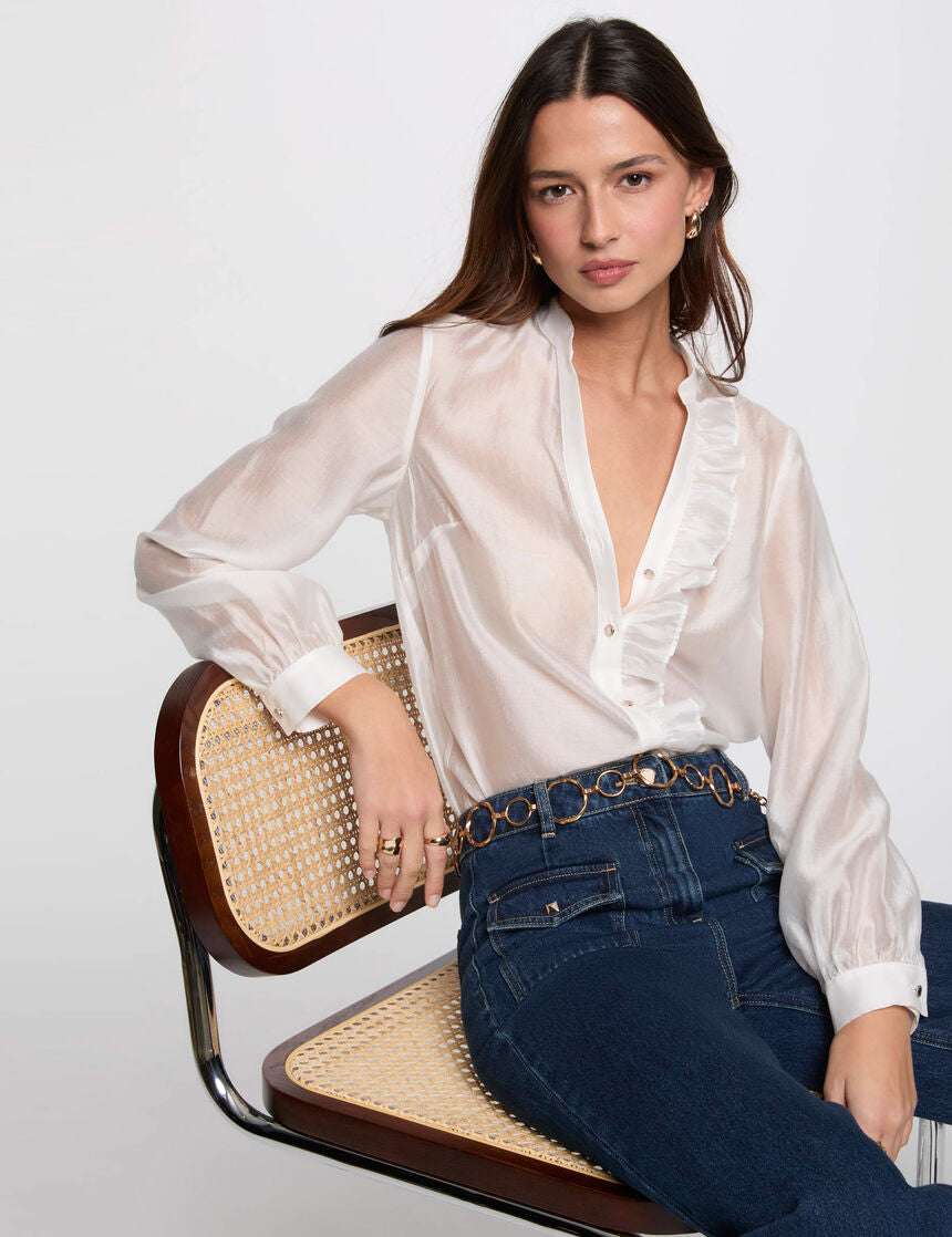 Camisa branca MORGAN