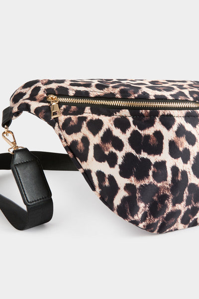 Bolsa de cintura leopardo Morgan