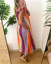 Carregar imagem no visualizador da galeria, Vestido camisa riscas estreitas
