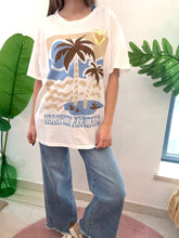 Carregar imagem no visualizador da galeria, T-shirt oversize palmeiras azul
