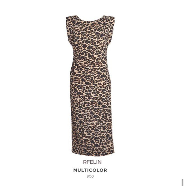 Vestido Morgan estampado animal print