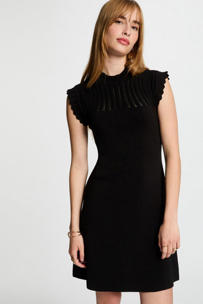 Vestido de malha preto Morgan