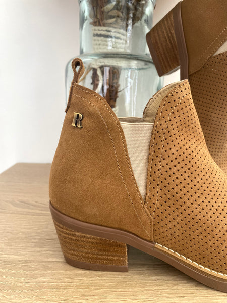 Botim de camurça camel Ruika