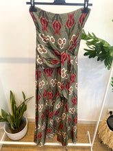 Carregar imagem no visualizador da galeria, Vestido Sardenha kaki e bordeaux
