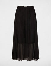 Carregar imagem no visualizador da galeria, Saia plissada preta MORGAN
