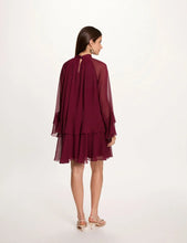 Carregar imagem no visualizador da galeria, Vestido Morgan fluído Bordeaux
