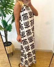 Carregar imagem no visualizador da galeria, Vestido comprido malha fria estampa túlipas
