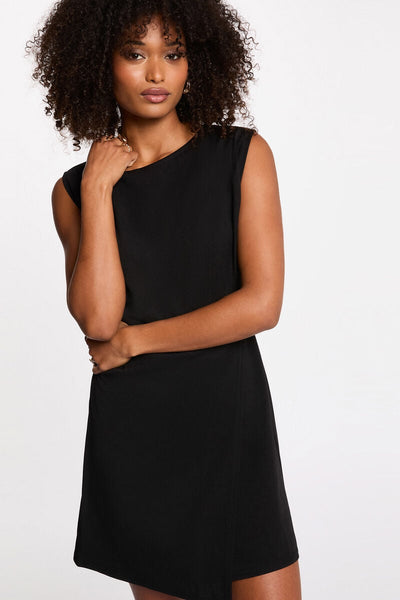 Vestido Morgan preto alça larga