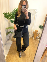 Carregar imagem no visualizador da galeria, Mala preta brilhantes Morgan
