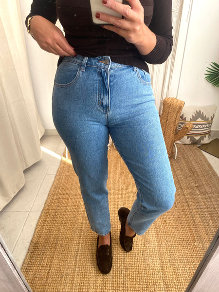 Calças mom fit ganga