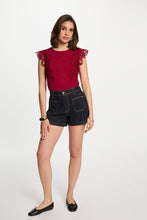 Carregar imagem no visualizador da galeria, Blusa cereja renda Morgan

