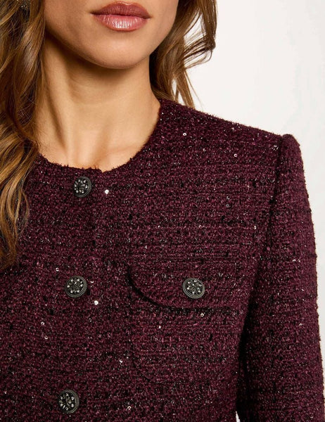 Casaco bordeaux MORGAN