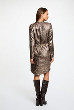 Carregar imagem no visualizador da galeria, Vestido metalizado cobra Morgan
