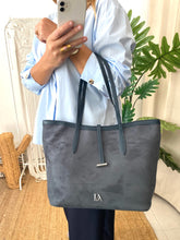 Carregar imagem no visualizador da galeria, Shopper azul Don Algodon
