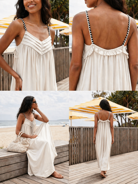 Vestido fluído branco