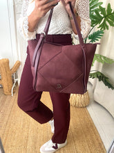 Carregar imagem no visualizador da galeria, Shopper Bordeaux Don Algodon
