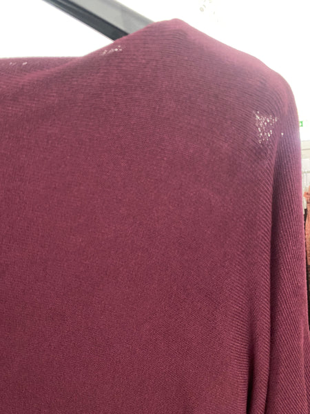 Camisola/capa de malha Bordeaux