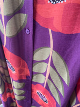 Carregar imagem no visualizador da galeria, Vestido camisa com folho manga estampa papoilas vermelho
