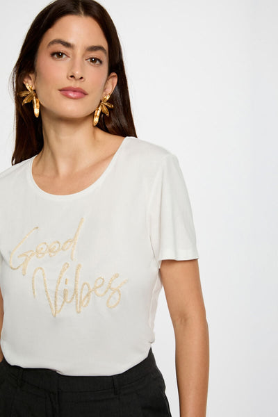 T-shirt good vibes Morgan