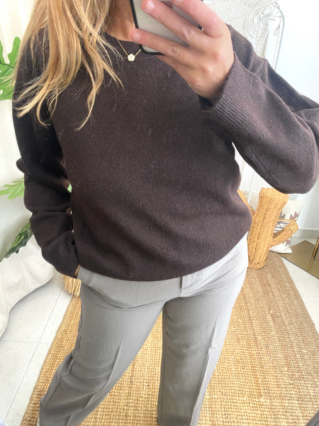 Camisola Viliga castanho Vila