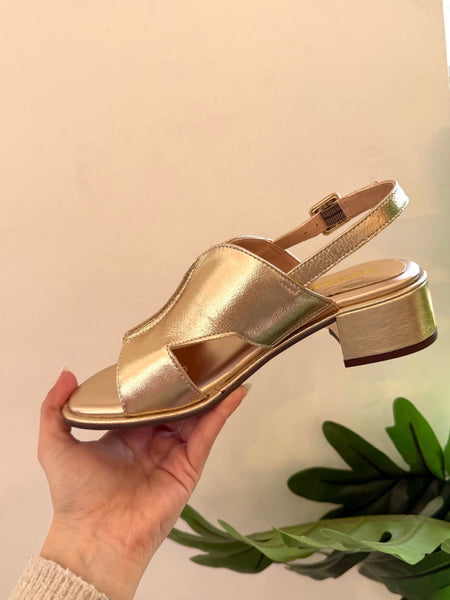 Sandália Dalila gold Cubanas