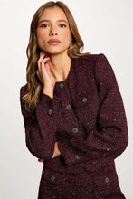 Carregar imagem no visualizador da galeria, Casaco bordeaux MORGAN
