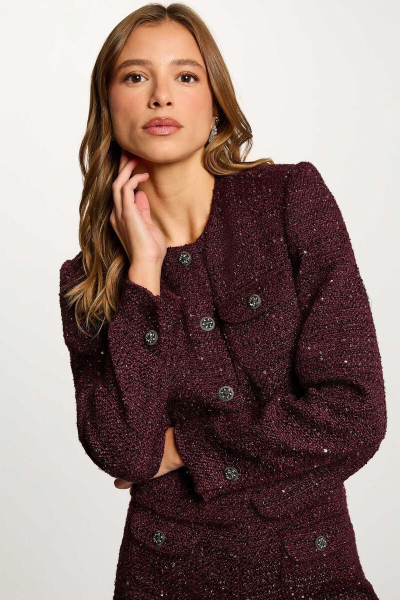 Casaco bordeaux MORGAN