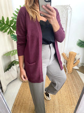 Carregar imagem no visualizador da galeria, Casaco Viril Open  bordeaux Vila
