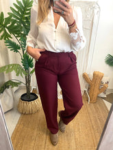 Carregar imagem no visualizador da galeria, Calças clássicas Bordeaux Smf
