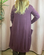 Carregar imagem no visualizador da galeria, Casaco Viril long Bordeaux
