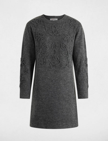 Vestido Morgan malha cinza