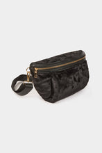 Carregar imagem no visualizador da galeria, Bolsa de traçar pêlo preto Morgan
